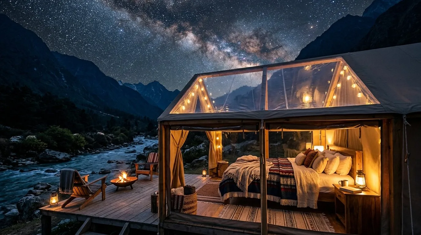 Glamping in North India — Luxury Under Canvas