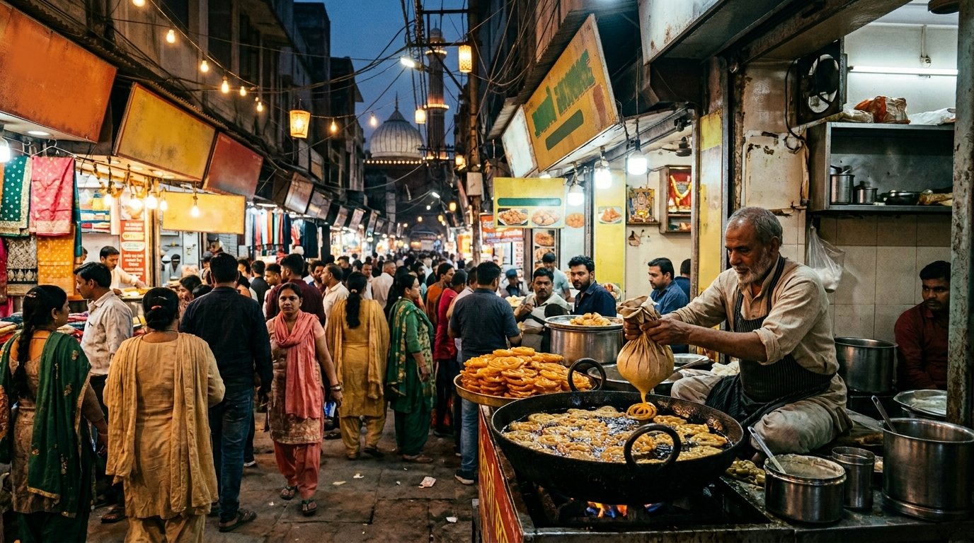 The Delhi Street Food Walk: Chandni Chowk to Connaught Place