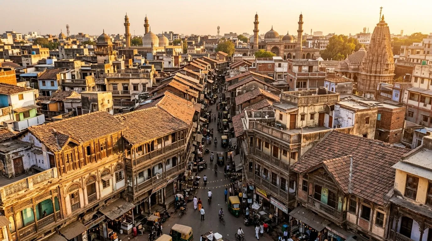 Ahmedabad — host of International Kite Festival (Uttarayan)