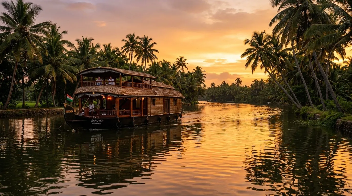 Alleppey (Alappuzha) — host of Alleppey Houseboat Onam