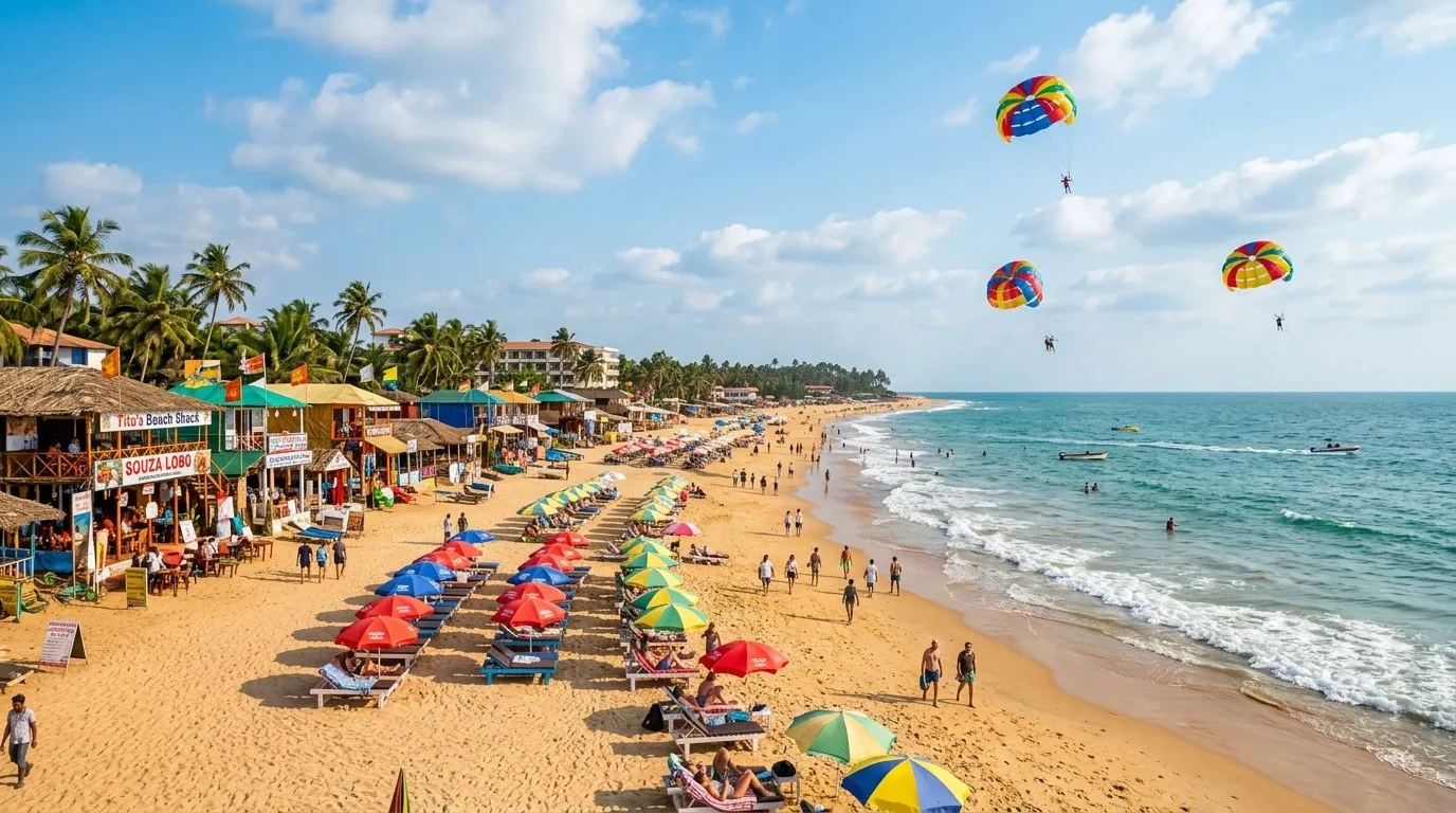 Calangute-Baga — host of Sunburn Festival