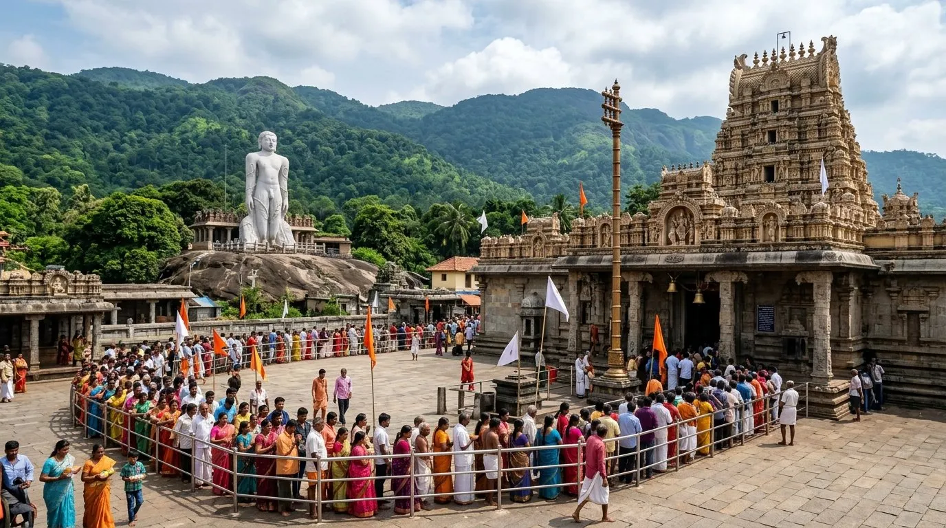 Dharmasthala — host of Laksha Deepotsava