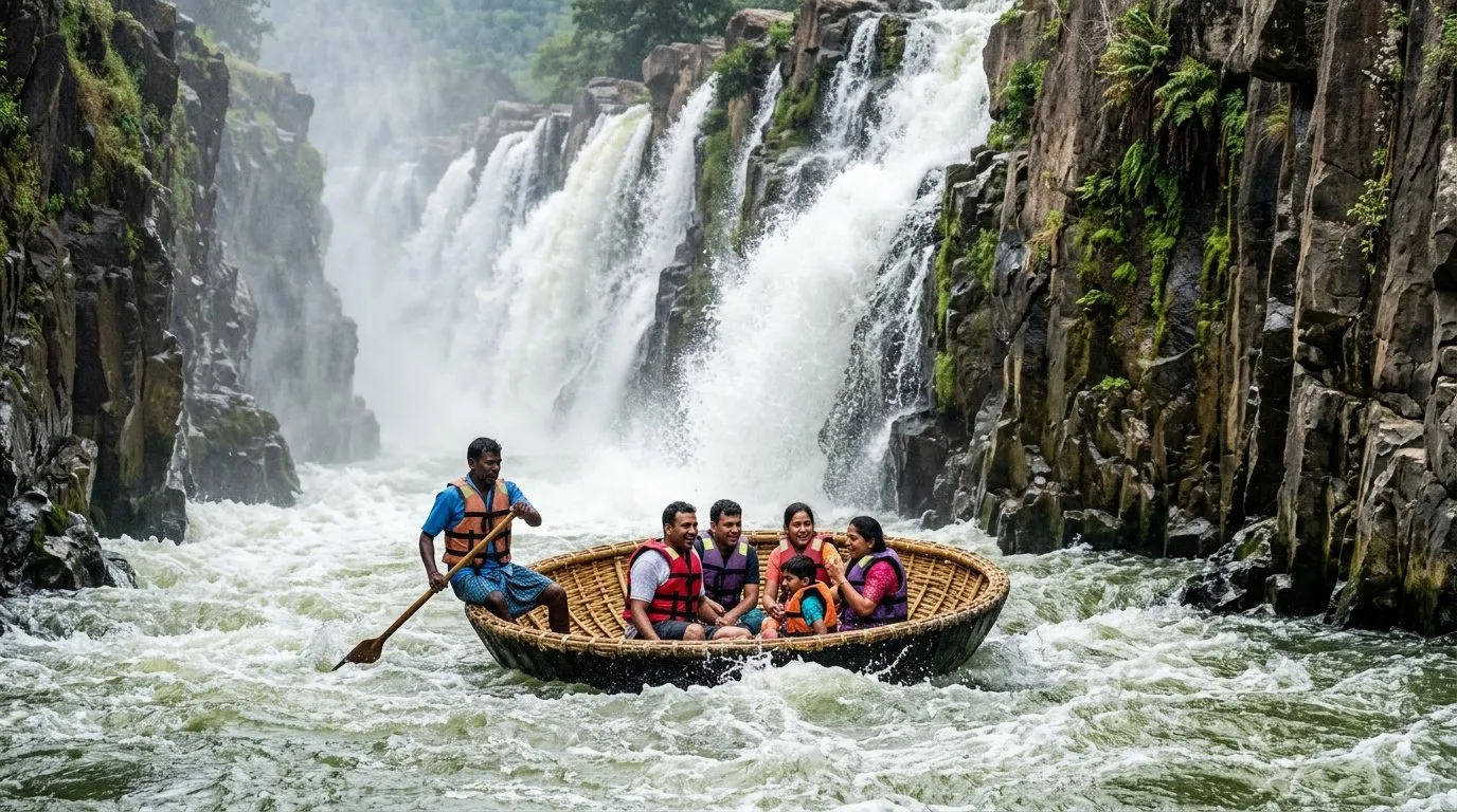 Hogenakkal Falls — host of Hogenakkal Mela