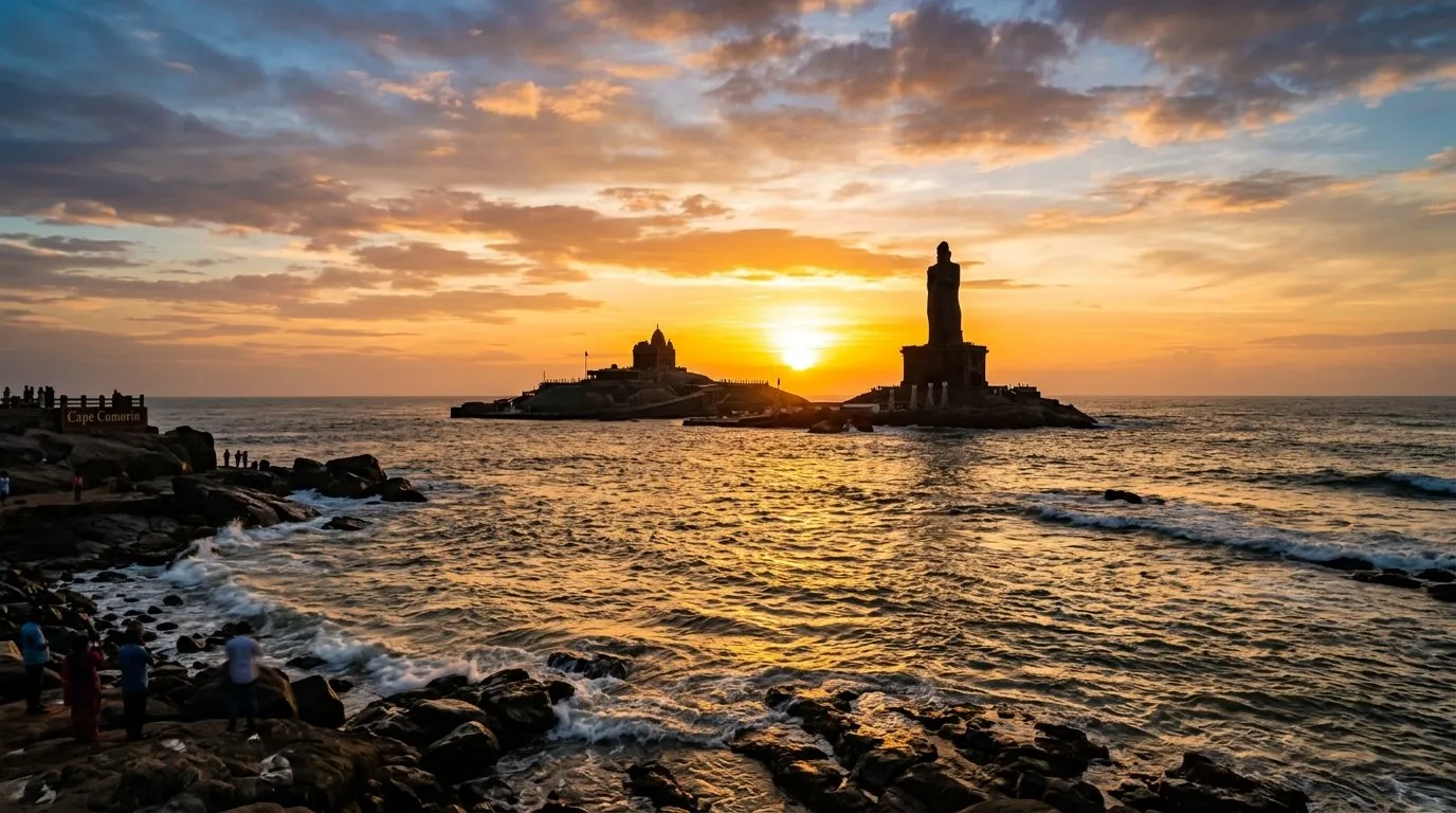 Kanyakumari — host of Vivekananda Jayanti / National Youth Day