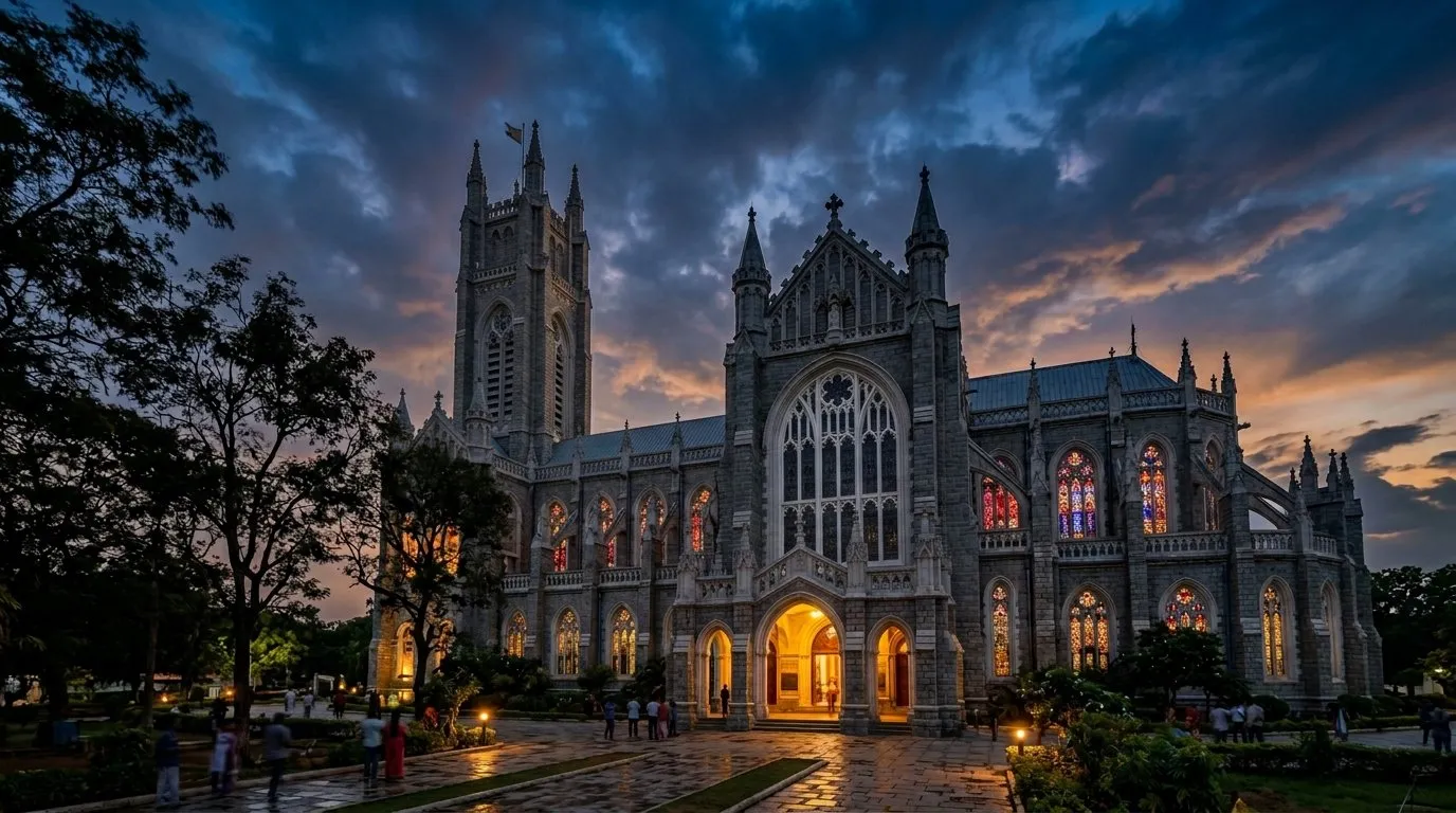 Medak — host of Christmas at Medak Cathedral