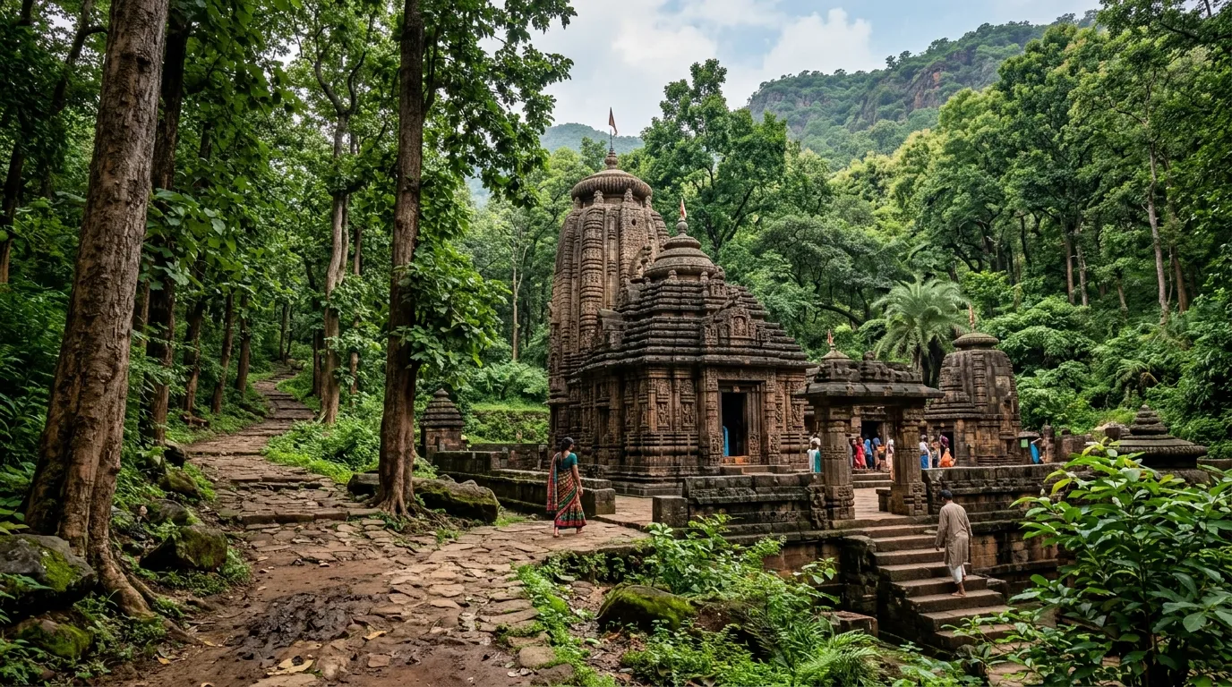 Gandhamardan Hills Twin Temple Trek