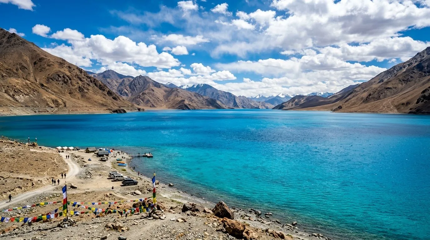 Pangong Tso — host of Pangong Nomad Festival