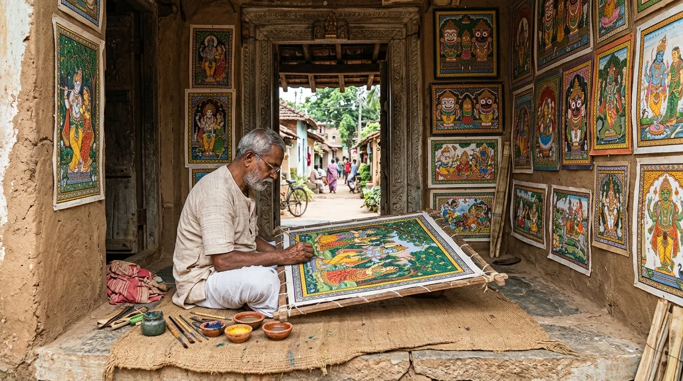 Raghurajpur — host of Raghurajpur Art Festival