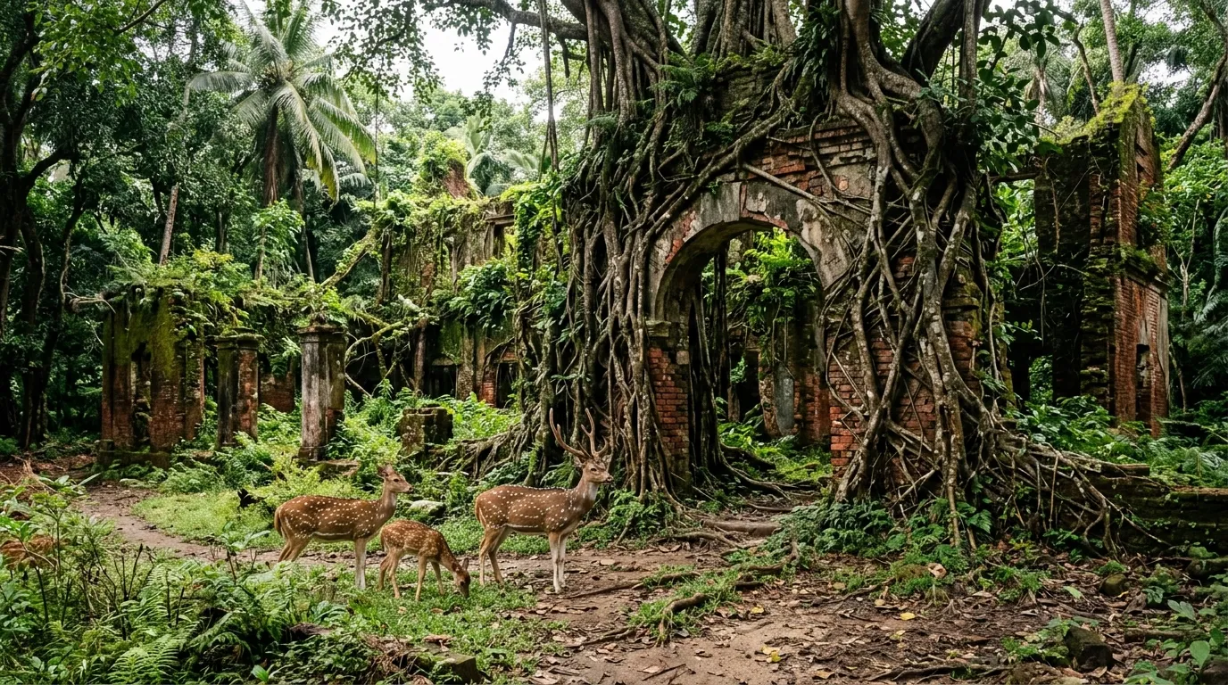 Ross Island (Netaji Subhas Chandra Bose Dweep) — host of Gandhi Jayanti Heritage Walk