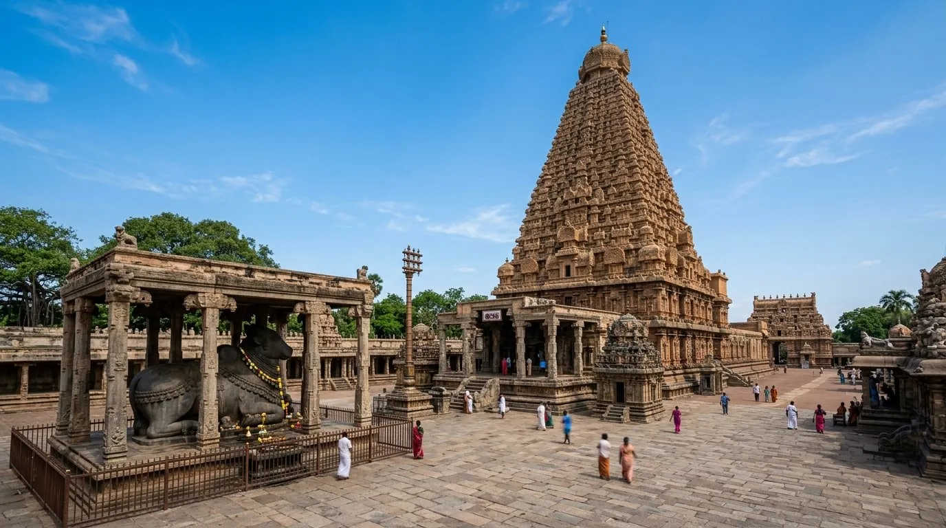 Thanjavur (Tanjore) — host of Brihadeeswara Temple Festival